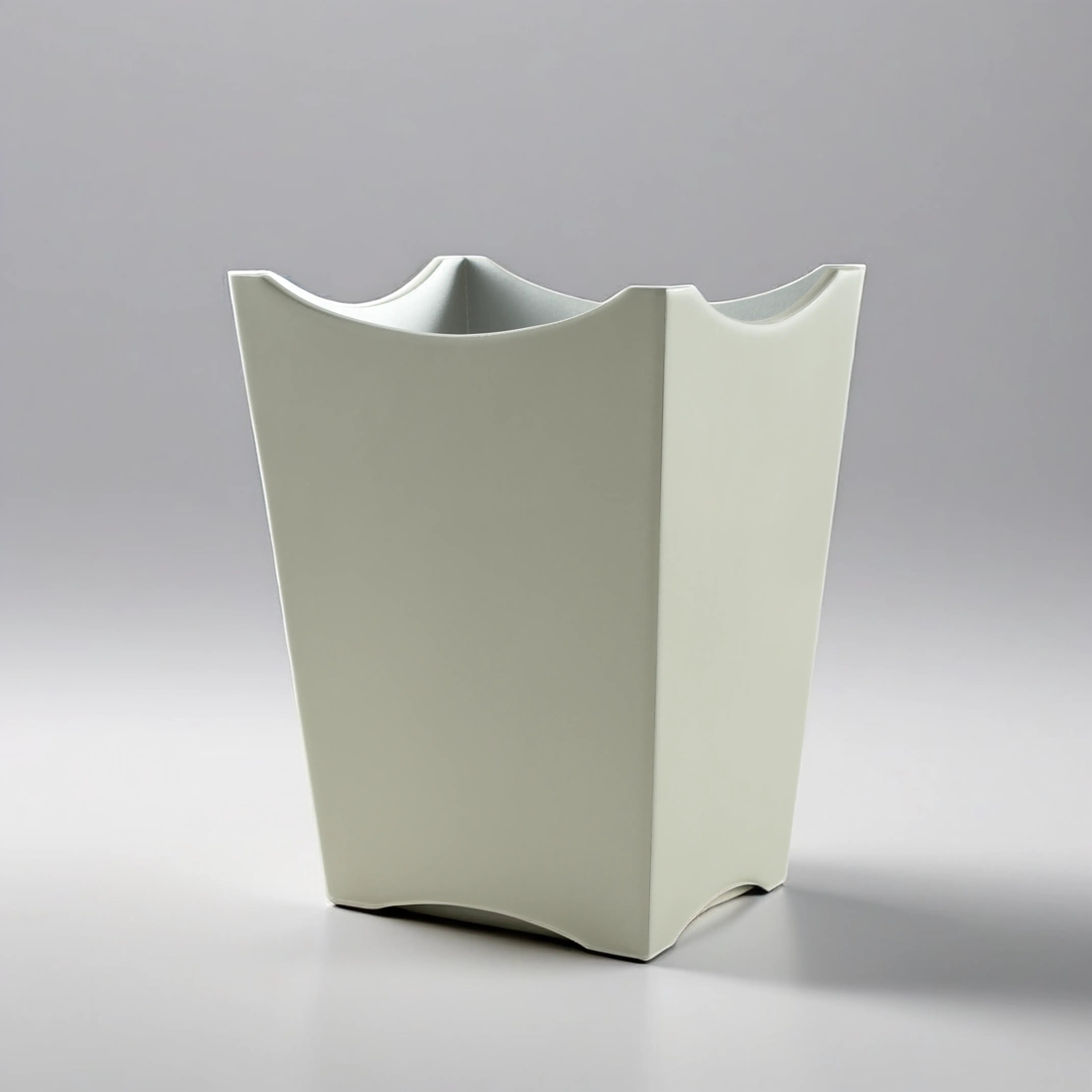 Mike and Ally Honed wastebasket