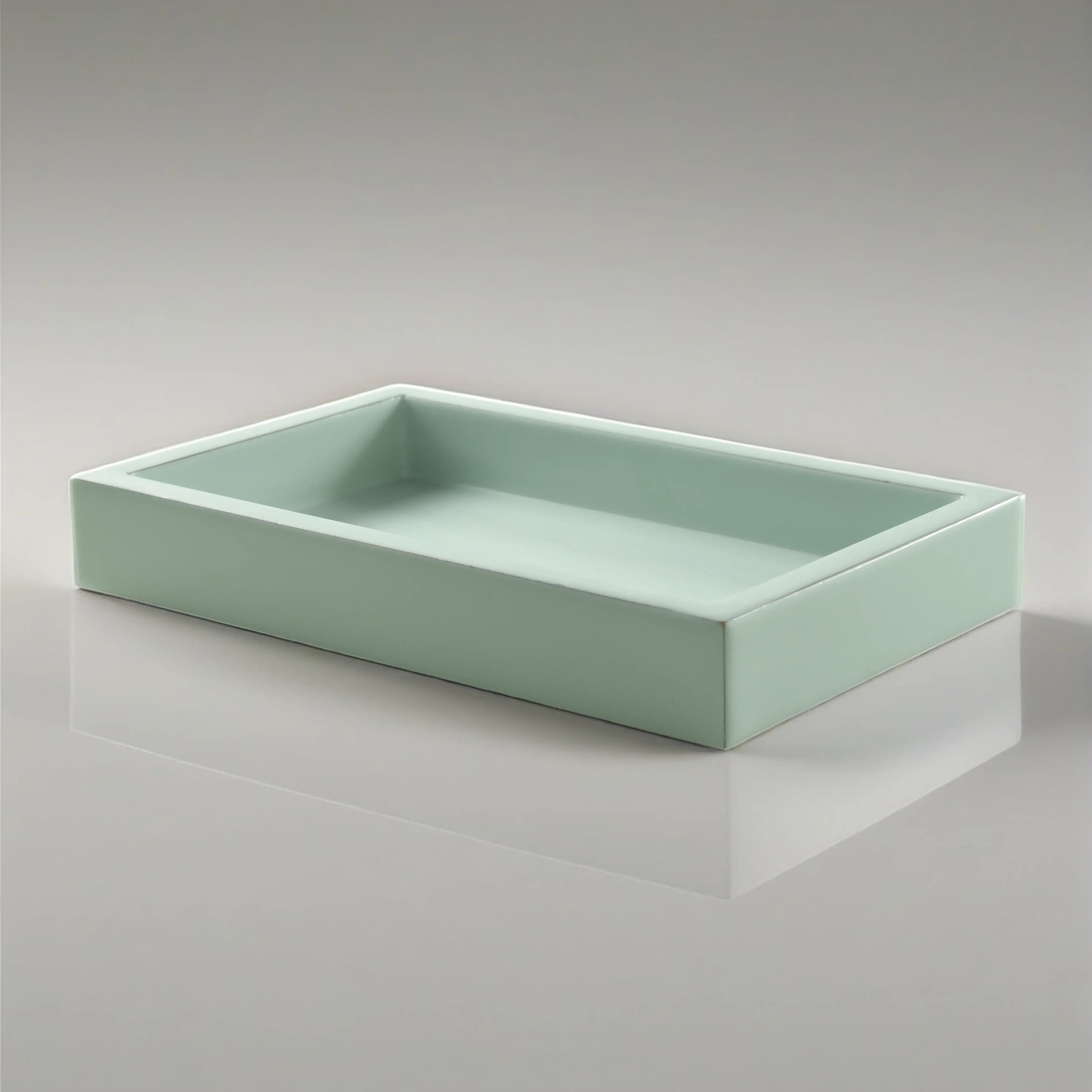 low lustre vantiy tray