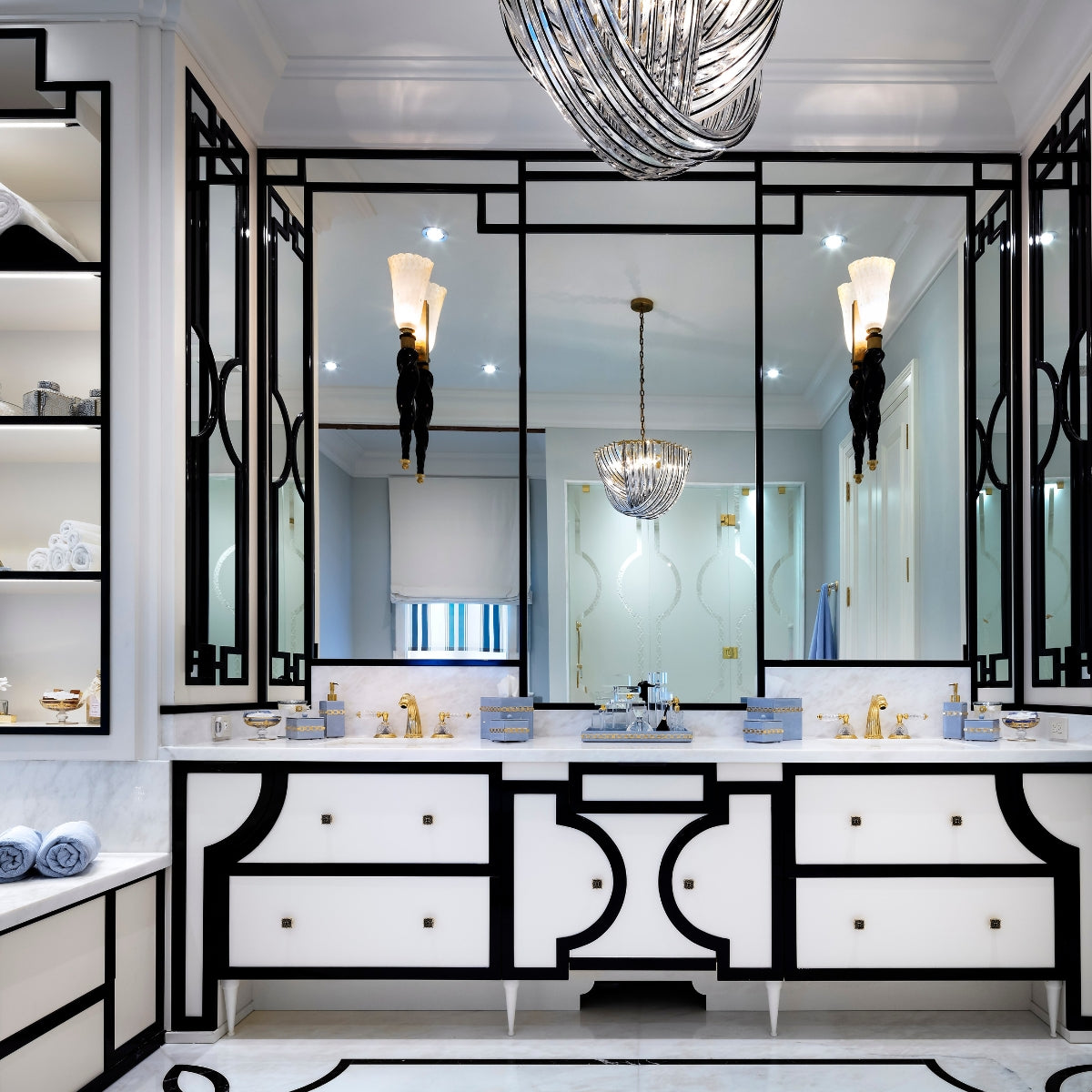 Lorri Morris bathroom styling with Mike+Ally bathroom accessories