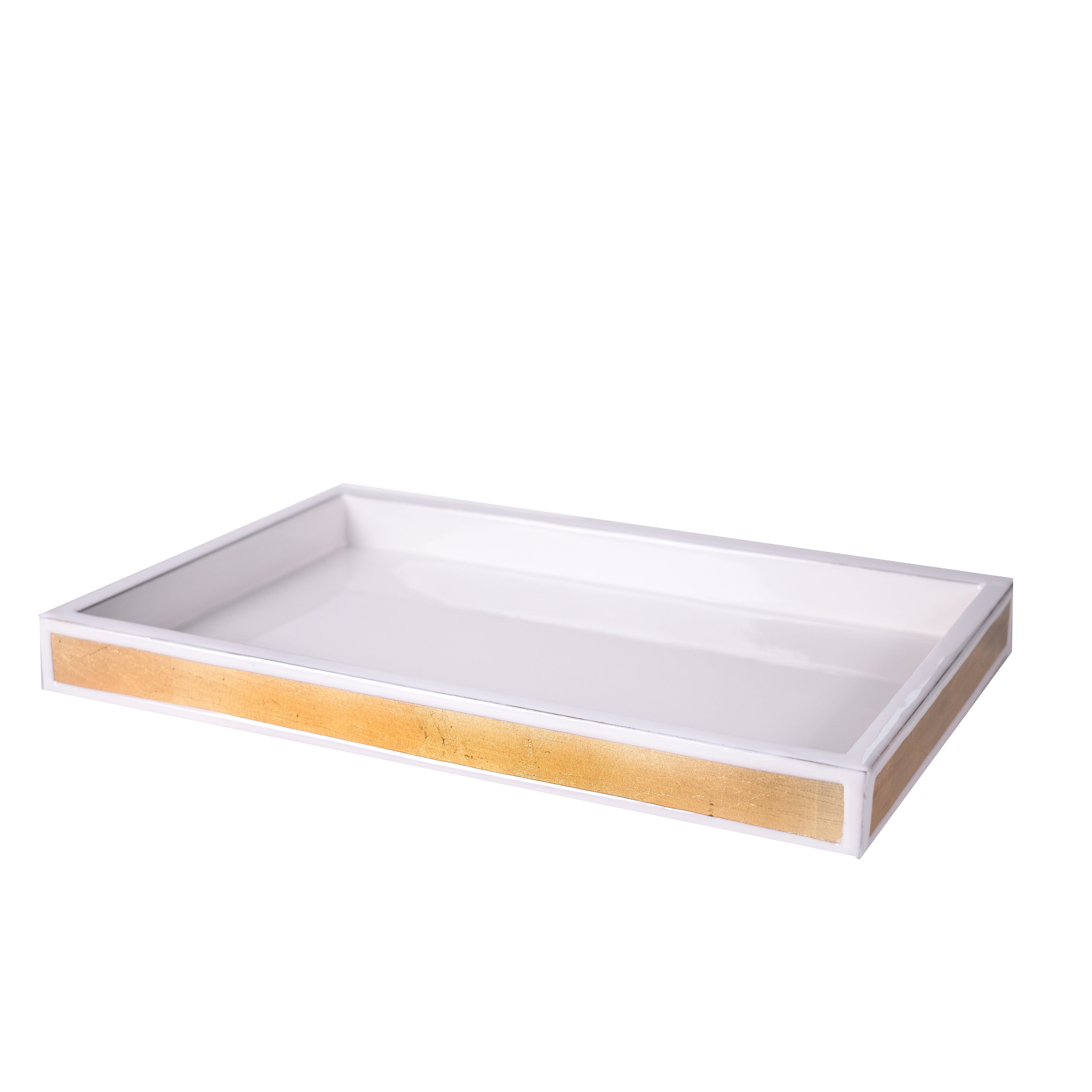 Large Tray w/ Gold leaf