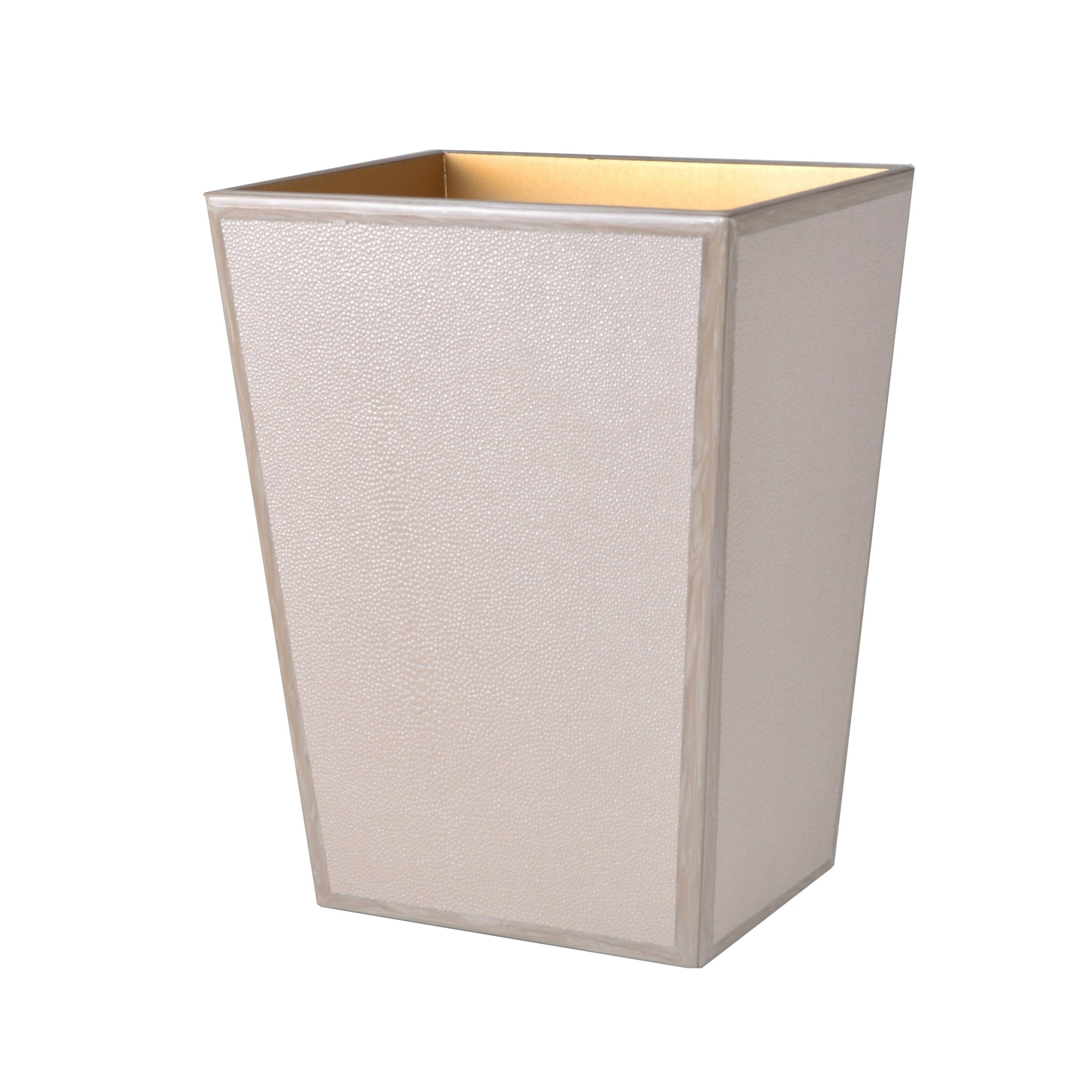 Shagreen Wastebasket + Liner