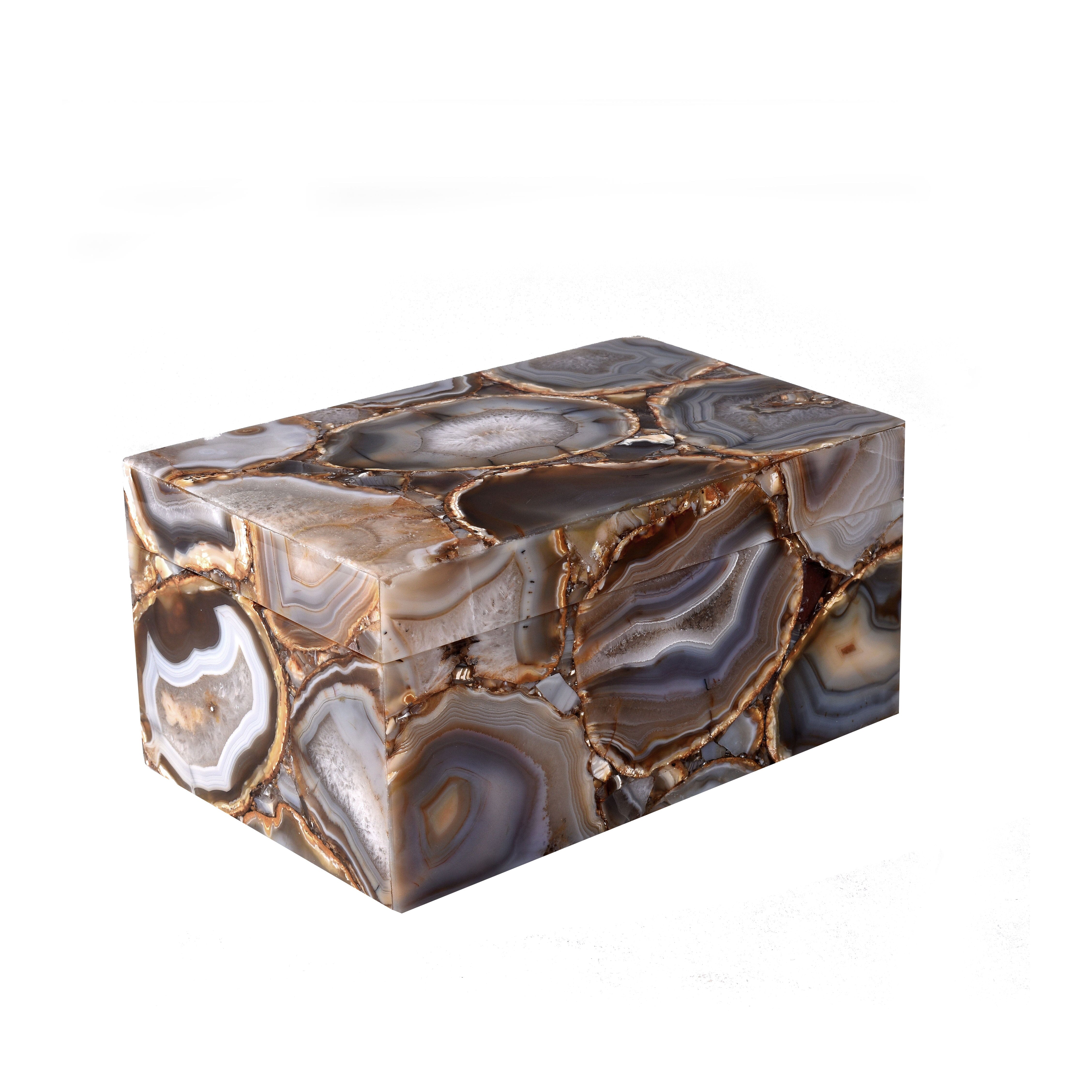 Gemstone Agate Accessory Box