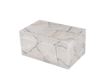 Rock Crystal with Silver foil Accessory Box
