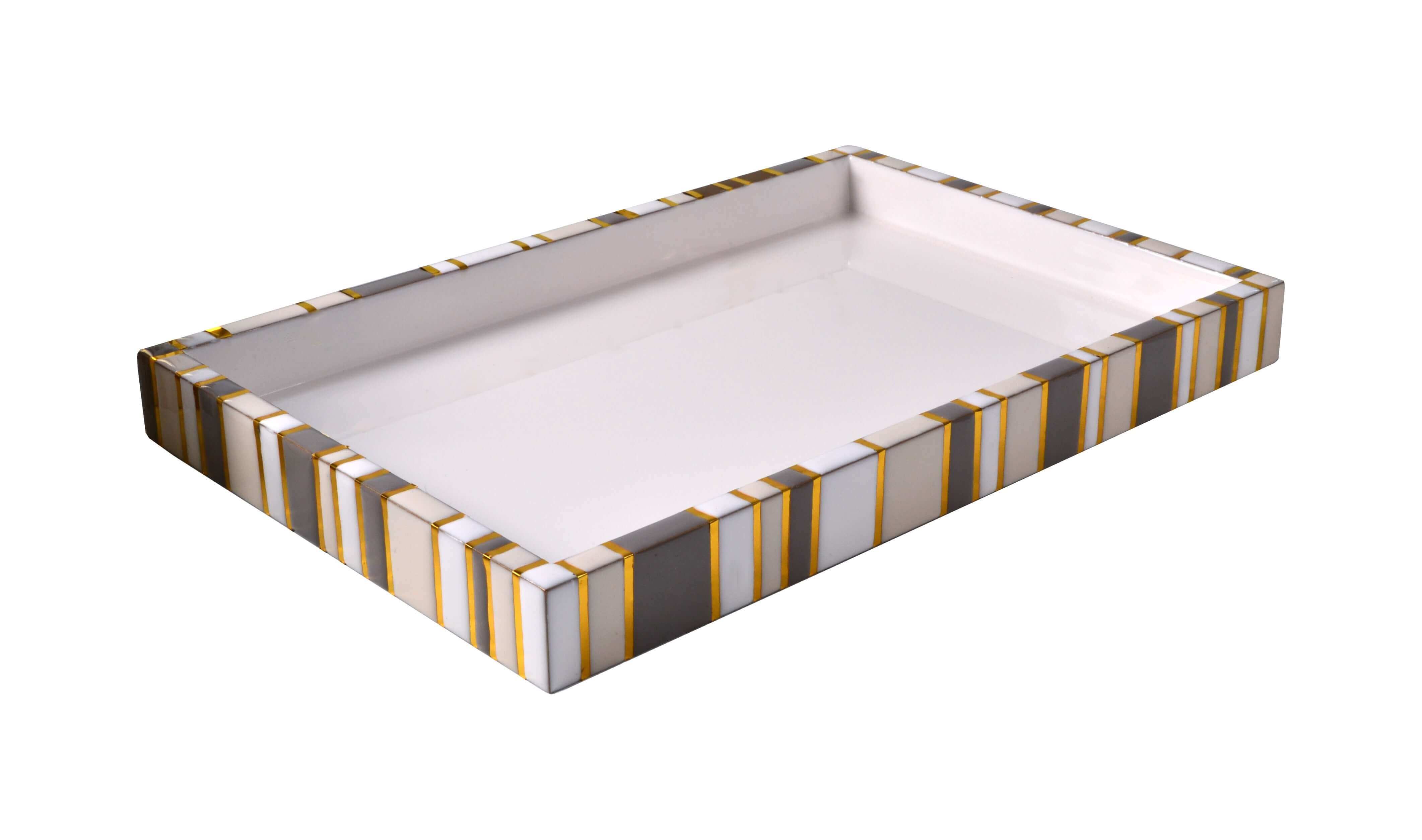 Mike + Ally Catalina Medium Rectangle Tray - bath accessories