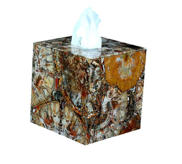 Taj Petrified Boutique Tissue - Bathroom Decor