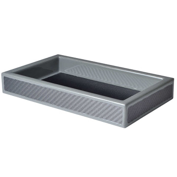 gray tray - carbon fiber bath accessory