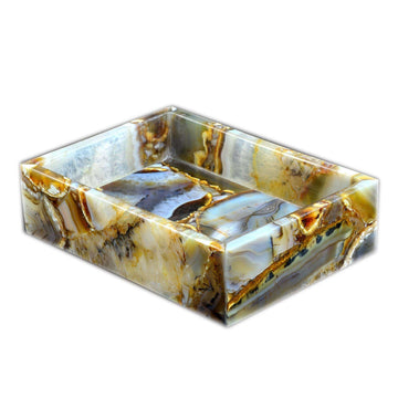 Agate Soap Dish - Gemstone luxury collection