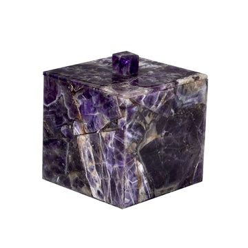 Luxury purple container - amethyst