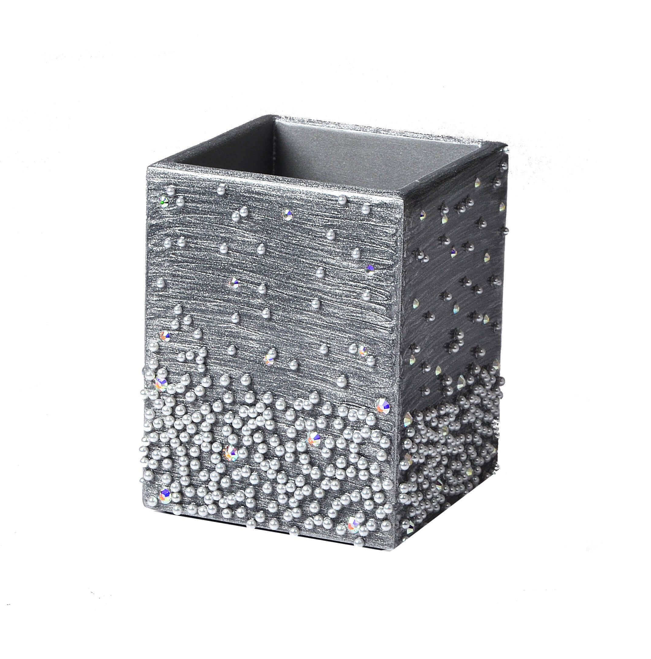 Mike + Ally Caviar Brush Holder - bath accessories