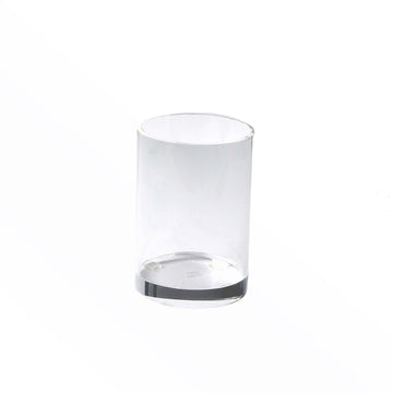 Mike + Ally Ice Clear Tumbler - black bathroom accessories