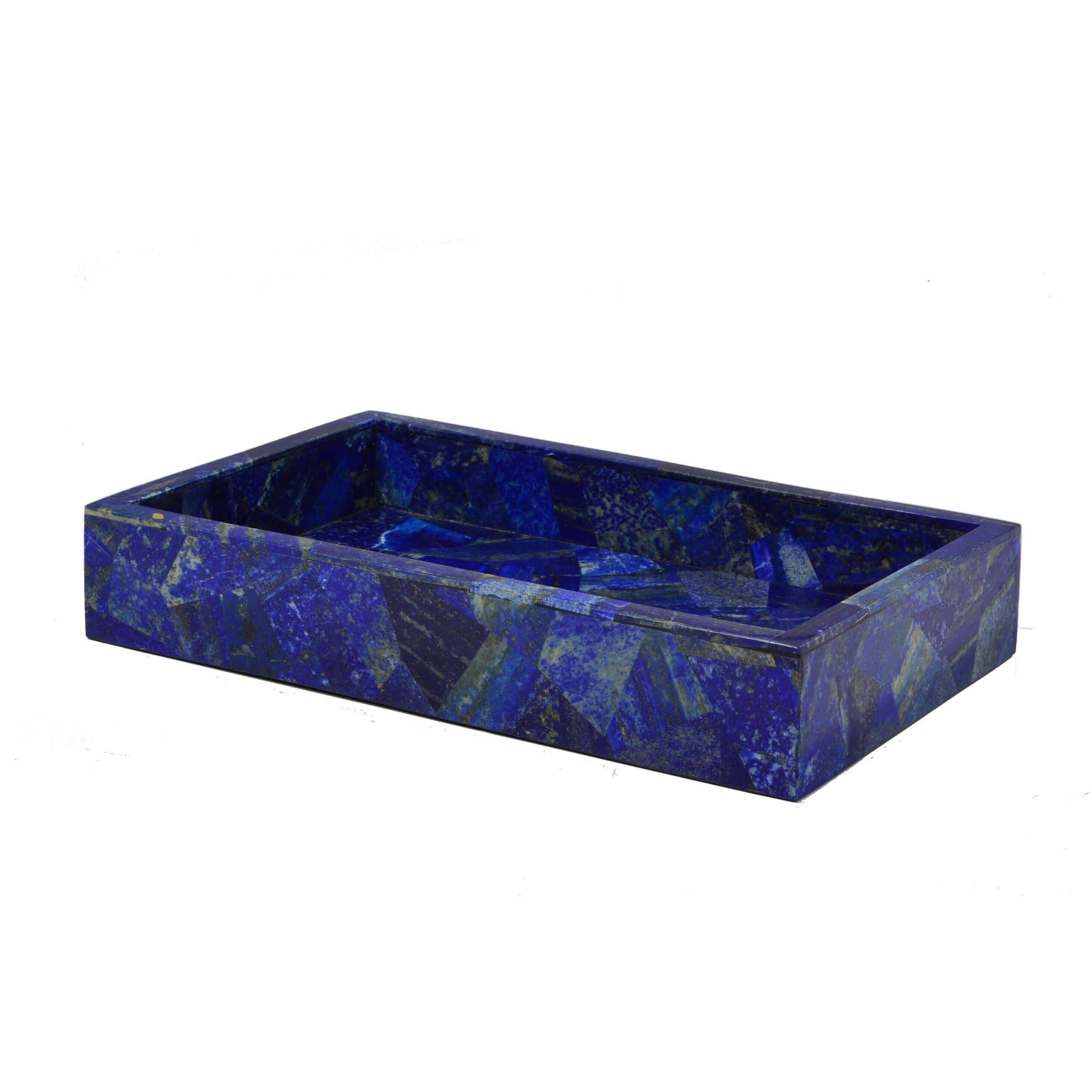 Taj Lapis Lazuli Small Vanity tray - Bathroom Accessories