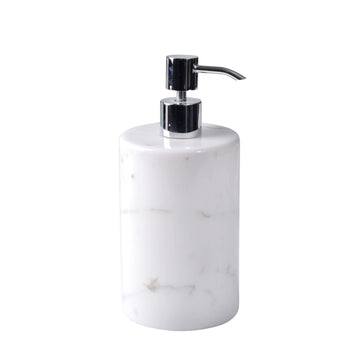Statuario white marble lotion pump from Italy