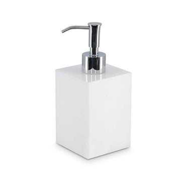 Mike + Ally WHITE Lotion pump - black bathroom accessories
